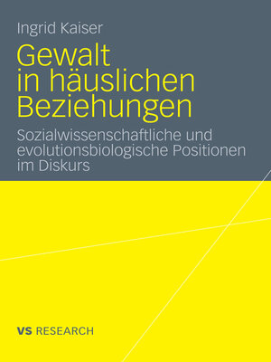 cover image of Gewalt in häuslichen Beziehungen